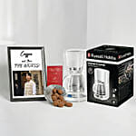 Russell Hobbs Inspire White Coffee Indulgence Gift Hamper For Vday