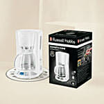 Russell Hobbs Inspire White Coffee Maker for Vday