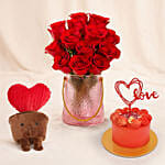 Valentine's Roses Elegance Combos Set