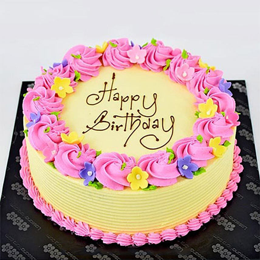 Vanilla Ribbon Cake: Gift Delivery Sri Lanka