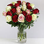 Beautiful Mixed Rose Arrangement
