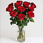 Dozen Of Burgundy Roses