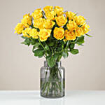 Bright Yellow Roses