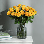 Bright Yellow Roses