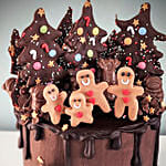 Chocolate Forest Christmas Cake Large