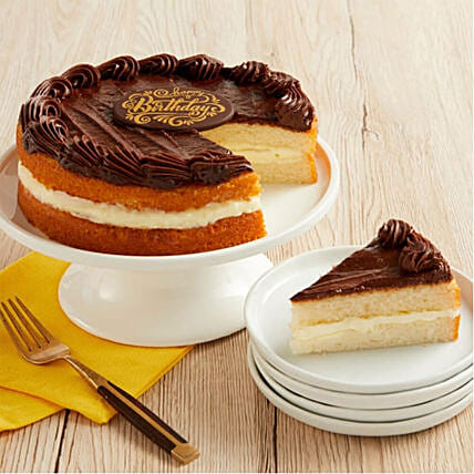 Boston Cream Cake: 