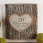 Anniversary Personalized Resin Tree Trunk Sculpture