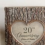 Anniversary Personalized Resin Tree Trunk Sculpture