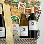 California Collection Wine Basket
