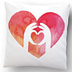 Hands Heart Cushion