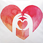 Hands Heart Cushion