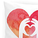Hands Heart Cushion