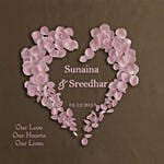 Heart Of Roses Personalized Canvas