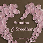 Heart Of Roses Personalized Canvas