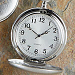 Herrington Engraved Silver Pocket Watch