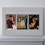 I Choose You Wedding Photo Canvas Print