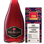 Red Sparkling Wine & Dark Chocolate