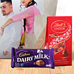 Romantic Personalized Cushion With Chocos