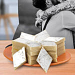 Sweet Personalized Cushion With Kaju Katri