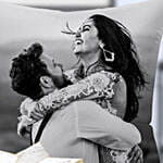 Sweet Personalized Cushion With Kaju Katri