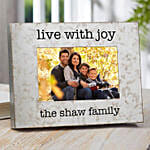 Typewriter Statements Galvanized Box Picture Frame