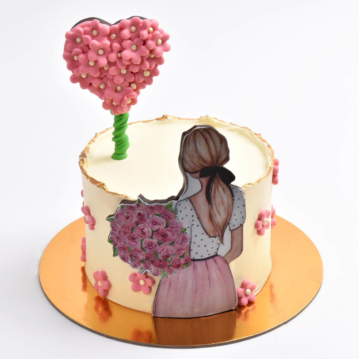 Order Designer vanilla Cake for Her Online | Same-Day Delivery UAE - Fnp.ae